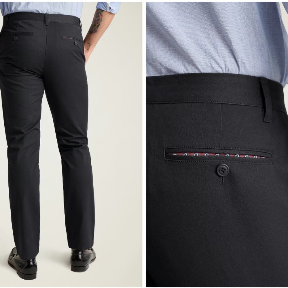 The Original Chino, Stretched Wash Navy Chino Pan… - image 6